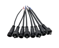 Câble d'extension d'alimentation pour vélo électrique de haute qualité, étanche IP67, connecteur femelle DC, boîtier en nylon, M6 M8