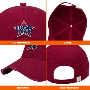 Manufacturer Custom Embroidered Baseball <b>Cap</b> Professional 100% Cotton Duckbill Hat Street Dance <b>Cap</b> - Product Image 2