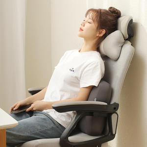 Oreiller coréen en particules de mousse, support carré pour le cou et les lombaires, fermeté moyenne, housse lavable pour usage professionnel adulte - Product Image 1