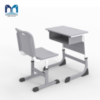 Tables et chaises d'école des Philippines utilisées pour les salles de classe, design moderne, bureau et chaise pour les élèves du primaire