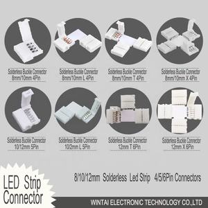 Wintai-Tech Verbinder für LED-Streifen 5050 LED-Streifenverbinder 2-Pin LED-Streifen Winkelverbinder - Product Image 3