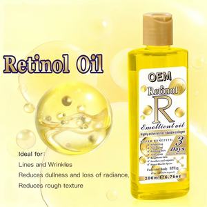 Huile pour le corps au rétinol de marque privée de haute qualité soins de la peau naturels pour salon SPA blanchiment et réduction des ridules odeur douce - Product Image 4