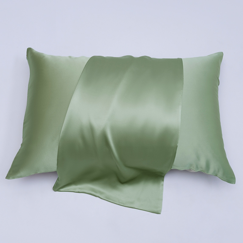 Soie de mûrier 100% qualité 6A, vert pois