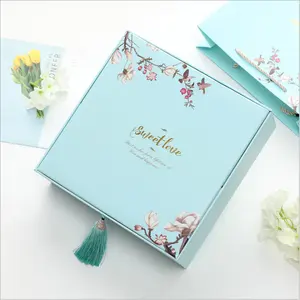 fancy paper hand bag mooncake packaging box cake box