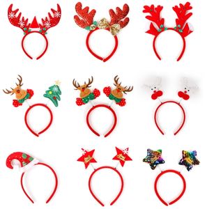 Serre-têtes, diadèmes <span class=keywords><strong>et</strong></span> lunettes de Noël pour enfants : cerf, renne, bonhomme de neige, Père Noël – Accessoires <span class=keywords><strong>photo</strong></span> pour décorations de fête de Noël joyeuse - Product Image 3