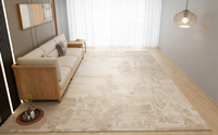Tapis tissé Wilton, fabriqué à la machine, jacquard, antidérapant, motifs originaux, polypropylène, durable, résistant au feu, écologique, pour la maison