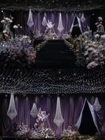 Lustre de mariage Flèche de Cupidon, structure en fer, perles en acrylique et cristal, suspension de plafond pour événements, banquets, scènes, décoration de mariage