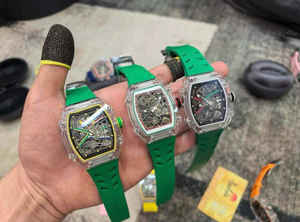 Reloj Mecánico <span class=keywords><strong>ETA</strong></span> <span class=keywords><strong>de</strong></span> Alta Gama, Edición Especial <span class=keywords><strong>de</strong></span> Cristal Personalizado 67-02, Versión <span class=keywords><strong>de</strong></span> Nivel Superior, Correa <span class=keywords><strong>de</strong></span> Cuero, Puntero <span class=keywords><strong>de</strong></span> Alta Calidad - Product Image 3