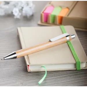 Penna a sfera in bambù, merchandising sostenibile - Product Image 3