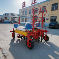 Transplanteur agricole monté sur tracteur, transplanteur de légumes, transplanteur de semis, machine à repiquer les oignons, directement de l'usine