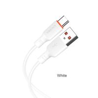 Câble de charge rapide USB-A vers Type-C KAKUSIGA 2M, cordon de chargeur USB-C durable, longue longueur pour téléphone portable, vente en gros