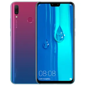 סיטונאי משמש טלפונים סלולרי עבור huawei Y9 2019 באיכות גבוהה 6.5 אינץ גדול תצוגה גבוהה קיבולת סוללה