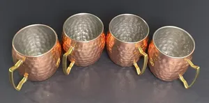 Indian Manufacture Wholesale Pure Copper <b>Moscow</b> <b>Mule</b> <b>Mug</b> for Bars and Restaurants Available at Bulk Quantity - Product Image 2
