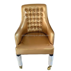 Silla moderna de cuero de lujo para casino/póker estilo <span class=keywords><strong>Las</strong></span> Vegas, ruedas extraíbles ajustables para el hogar, <span class=keywords><strong>Bar</strong></span>, comedor, sala de estar, uso en centro comercial - Product Image 2