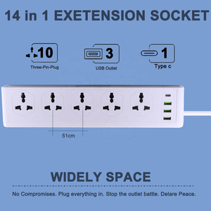 جودة عالية 10 طريقة شريط حامي عرام مأخذ كهربائي عالمي للخدمة الشاقة - Product Image 5