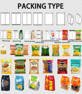 Tự động hạt dây chuyền đóng gói ve áo máy đóng gói cho 10kg thực phẩm đậu phộng Nho Khô gạo kê kẹo Thức ăn viên phân bón - Product Image 3