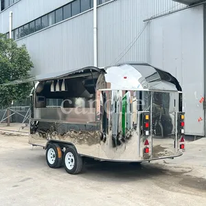 Camion de cuisine mobile de haute qualité en acier inoxydable de 4 m pour la vente, idéal pour la rue, le camping et la restauration - Product Image 6