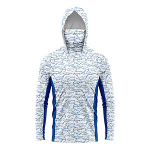 Camisas de Pesca con Capucha y Máscara Facial Desmontable, Protección Solar UPF 50+, Manga Larga, Secado Rápido, Equipo de Pesca Personalizado - Product Image 3