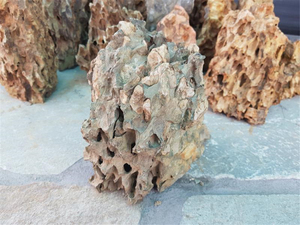 Geel Rood Kleur Solid Draak Aquarium Ohko Steen Rotsen Voor <span class=keywords><strong>Fish</strong></span> <span class=keywords><strong>Tank</strong></span> - Product Image 4