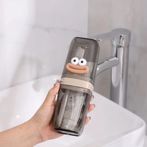 Wholesale Portable Travel Cup Cartoon Household Camping Soap Storage <b>Box</b> Toothpaste Mouthwash - Product Image 1
