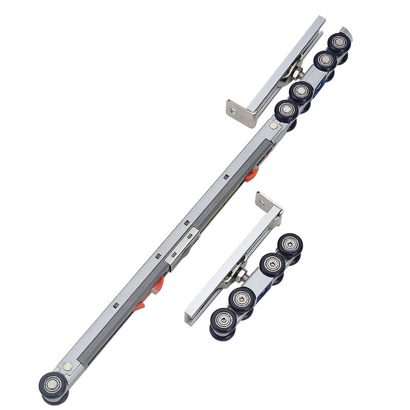 Двухсторонний буфер демпфирования 80 кг система роликов для раздвижных дверей двойные буферные подвесные колеса