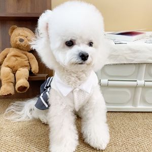 Falda JK para mascotas, disfraz de cosplay de otoño, color grisáceo y blanco, para perros, gatos, mascotas pequeñas - Product Image 2