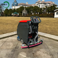 RNKJ-Robot de Nettoyage Intelligent avec Aspirateur Combo Vadrouille à Carburant Électrique pour Bureau Hôtels Construction Restaurants Moteur Brosse