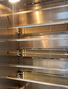 창위 7구 수직형 상업용 가스 로스터 로티세리 그릴 치킨 오븐 기계 - Product Image 6