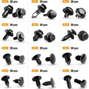 240 pièces de clips de fixation de <span class=keywords><strong>pare</strong></span>-chocs de voiture, Kit de fixation de rivets en <span class=keywords><strong>plastique</strong></span> automobile, outils de réparation de clips de garniture de porte universels - Product Image 2