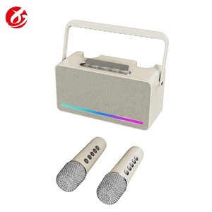 Altavoz Karaoke Portátil M36 con Subwoofer V5.3 para Exteriores, Estilo Nuevo de Fábrica, OEM, Almacenamiento por Absorción Magnética, con 2 Micrófonos - Product Image 6