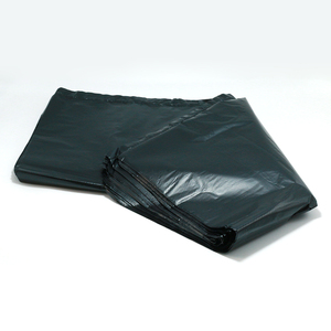 Lớn Dày HDPE PE Nhiệm Vụ Nặng Nề Túi Rác Bán Buôn Thương Mại Bất động sản Trường Quá Khổ Đen Phẳng Miệng - Product Image 5
