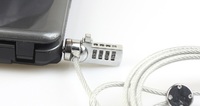 YH9912 Protection par mot de passe numérique antivol Serrure de câble pour ordinateur portable Code à 4 chiffres pour ordinateur portable Autres appareils Cylindres de verrouillage sécurisés