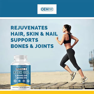 Aceite de pescado Omega 3 6000mg Cápsulas blandas con máximo EPA DHA Peces capturados en la naturaleza Ayuda a mantener un estado de ánimo saludable y la relajación - Product Image 4