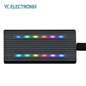 YC ELECTRONIX USB Typ C 3.0 RGB LED 2GB tragbarer NVMe M.2 externer neuer Festplatten-externer Laptop - Product Image 1