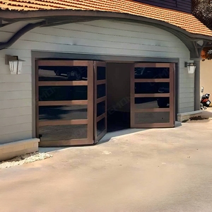 16x7 이중 개방 전기 롤업 절연 수평 접이식 2 중 차고 문 - Product Image 5