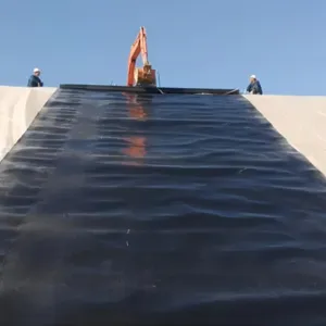 500 micron HDPE Pond Dam Liner Instalação Farm Earch Dam Forro Plástico Forros Geomembrana Preços no Quênia