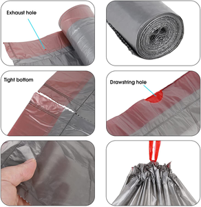 <span class=keywords><strong>Bolsas</strong></span> <span class=keywords><strong>de</strong></span> Basura con Cordón al por Mayor, Grandes, Extra Gruesas, Autocerrables, <span class=keywords><strong>Bolsas</strong></span> <span class=keywords><strong>de</strong></span> Plástico con Asas para Cocina y Uso Doméstico - Product Image 5