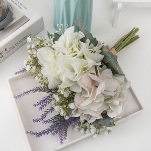 Bouquet d'hortensias CallaFloral, fleurs artificielles, décoration de mariage, décoration de la maison, décoration murale CF01047 - Product Image 3