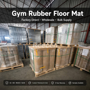 Dalles de sol en caoutchouc EPDM en gros, 20 mm, emboîtables, antidérapantes, pour projets de chaînes de gymnases - Product Image 5