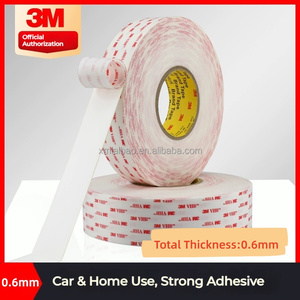<strong>3M</strong> 4930 PSA Tape, 0.6mm Strong Double-Sided Acrylic <strong>Adhesive</strong> Foam Tape for Metal,Glass, High Surface Energy (HSE) Substrates - Product Image 2