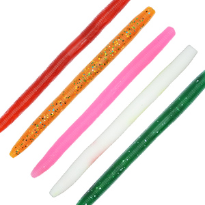 135mm 8.6g Sea Bass soft plastic worm lure fishing worm Stick senko silicone Rubber bait maggot lure for seawater