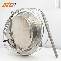 Beco 100mm Thermomètre Capillaire Manomètre 4 pouces En Acier Inoxydable Manomètre Hydraulique Température Mètre
