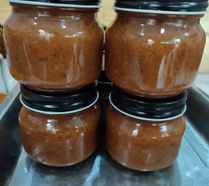 เหยือกแก้วหมักน้ำผึ้งแบบกระป๋องแยม<span class=keywords><strong>สต</strong></span>รอเบอรี่โฮมเมดแบบสุญญากาศทนอุณหภูมิสูง - Product Image 6