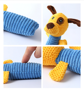 Juguete Ecológico Suave e Interactivo para Perros con Sonido, Peluche Duradero para Mascotas, Juguete Molar de Peluche Resistente a Mordidas, Limpieza Dental, Suministros para Mascotas - Product Image 4
