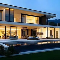 Maisons préfabriquées à grande portée en acier léger, à faible coût et très demandées, pour bâtiments commerciaux et appartements (salon inclus)