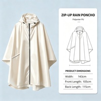 Imperméable multifonctionnel 3-en-1 pour l'extérieur : tente, randonnée, alpinisme, camping – Cape/Imperméable compact en PU