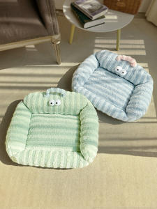 Umwelt freundlicher kleiner Hund Winter warmes Haustier Sofa Modernes festes Muster Weiches Kissen Welpen bett Beliebte <span class=keywords><strong>Online</strong></span>-Hundes chlaf matte - Product Image 3