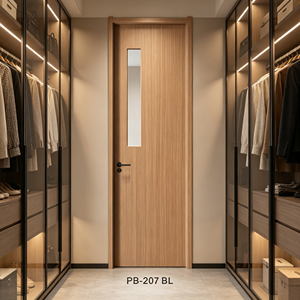 Porte coupe-feu intérieure moderne certifiée CE norme UE, insonorisée, résistante à l'eau, homologuée pour usage commercial - Product Image 2