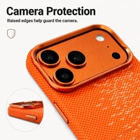 Coque de téléphone magnétique C0284 en PC rigide, design fibre de carbone, pour iPhone 17 Air 16 15 14 13 12 11 18 Pro Max