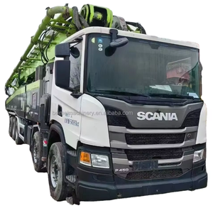 Gebruikte Scania Zoomlion Diesel Betonpomp Truck 2019 Model 67M Giek 180 M/h Efficiënte <span class=keywords><strong>Motor</strong></span> Kern Beton Pompen - Product Image 1